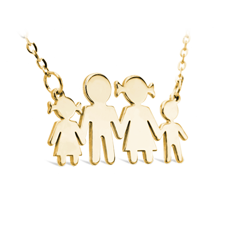 Family Necklace  - Small size