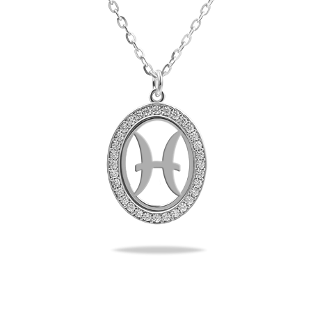 Vertical shop zodiac necklace